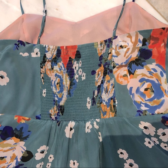 Anthropologie Moulinette Soeurs Verdant Floral 100% Silk Dress - Picture 4 of 16